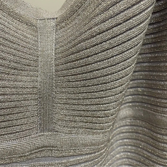 Guess Marciano - Lavender Purple and Gold Bodycon Midi Dress - Picture 3 of 12